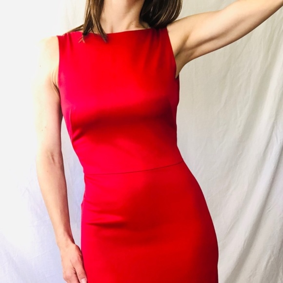Nwot French Connection red fitted dress - Picture 2 of 9
